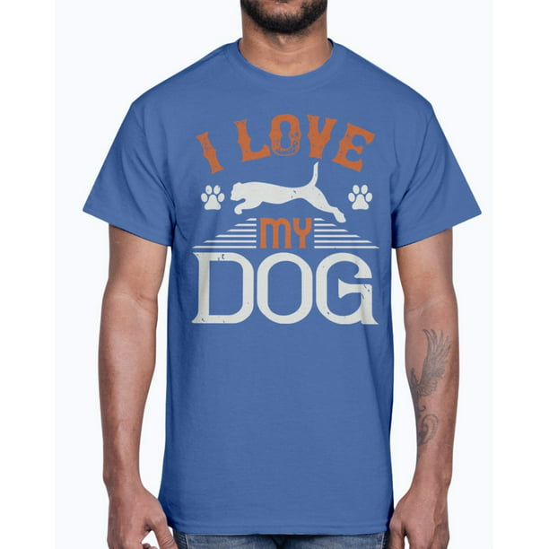 Details about   New Mens Grafic T-shirt Size 100% Cotton Shirt New Tags 2XL Big & Tall Blue Dog